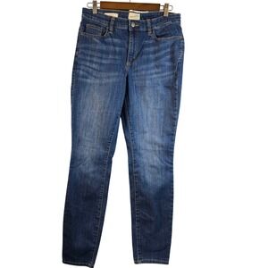 Universal Thread Womens Mid Rise Skinny Jeans Medium Wash Blue Denim Size 10/30R